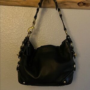 Vintage Coach Carley Leather Hobo Shoulder Bag